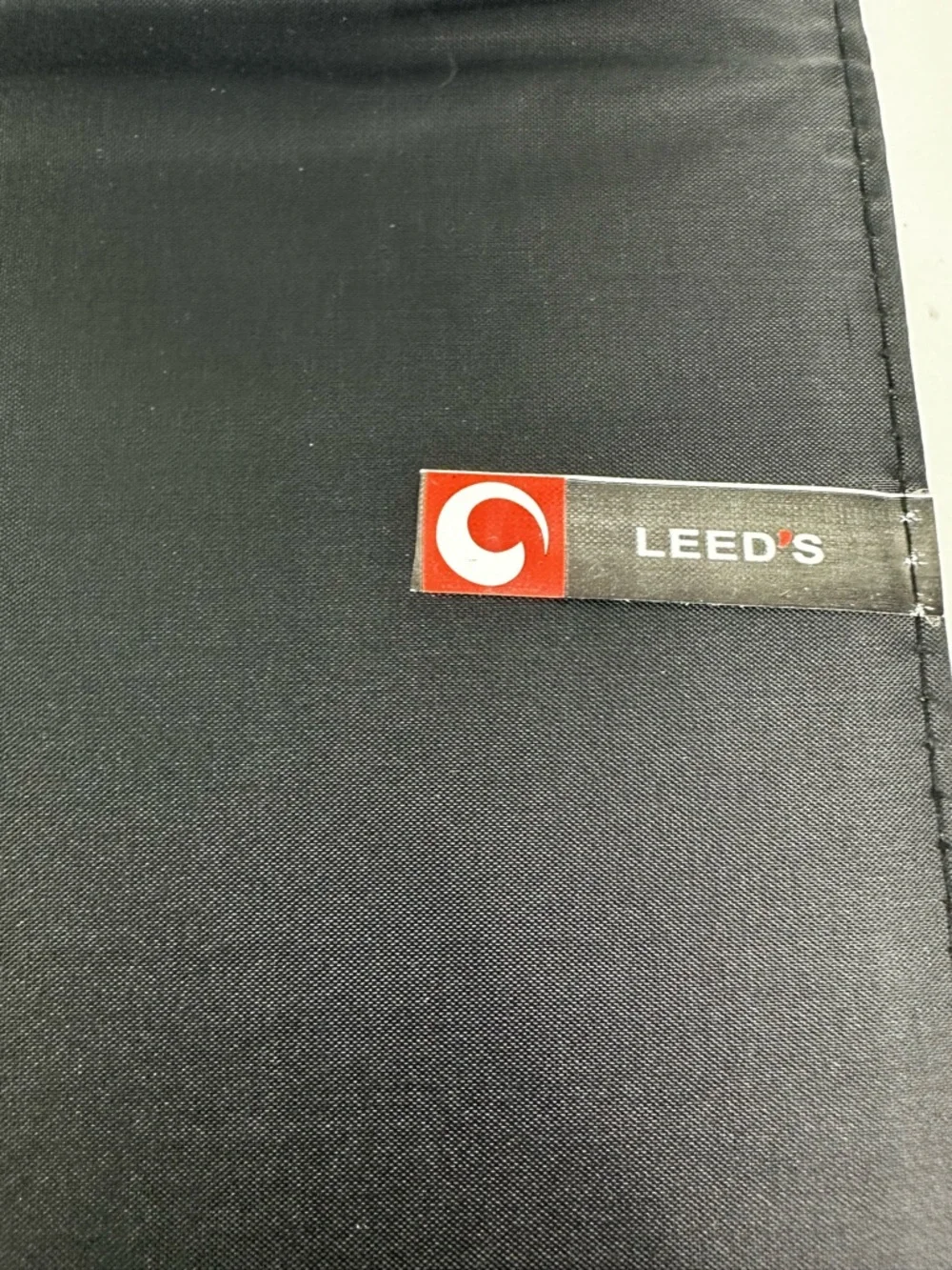Leed's PPD Black Padfolio with Front Pocket, Legal Pad, & Inner Tablet Pocket
